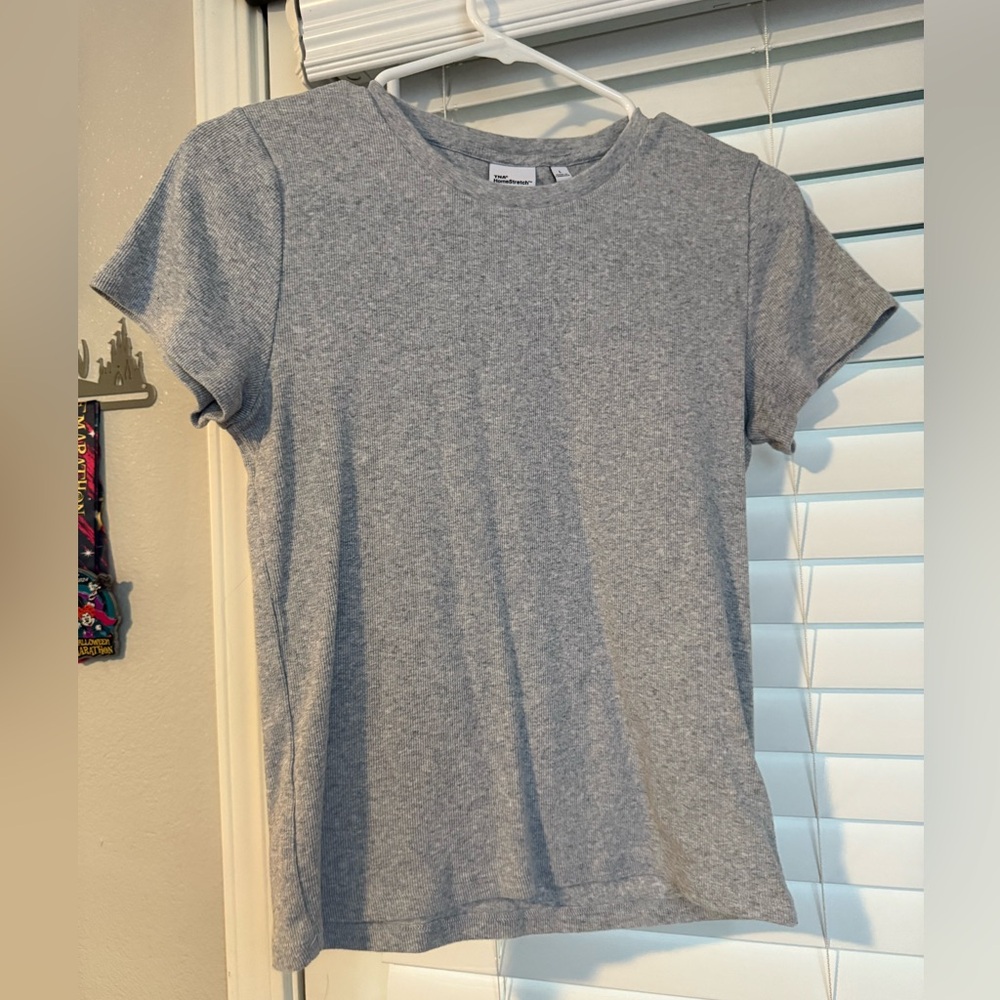 TNA Light Gray Crew Neck Tee